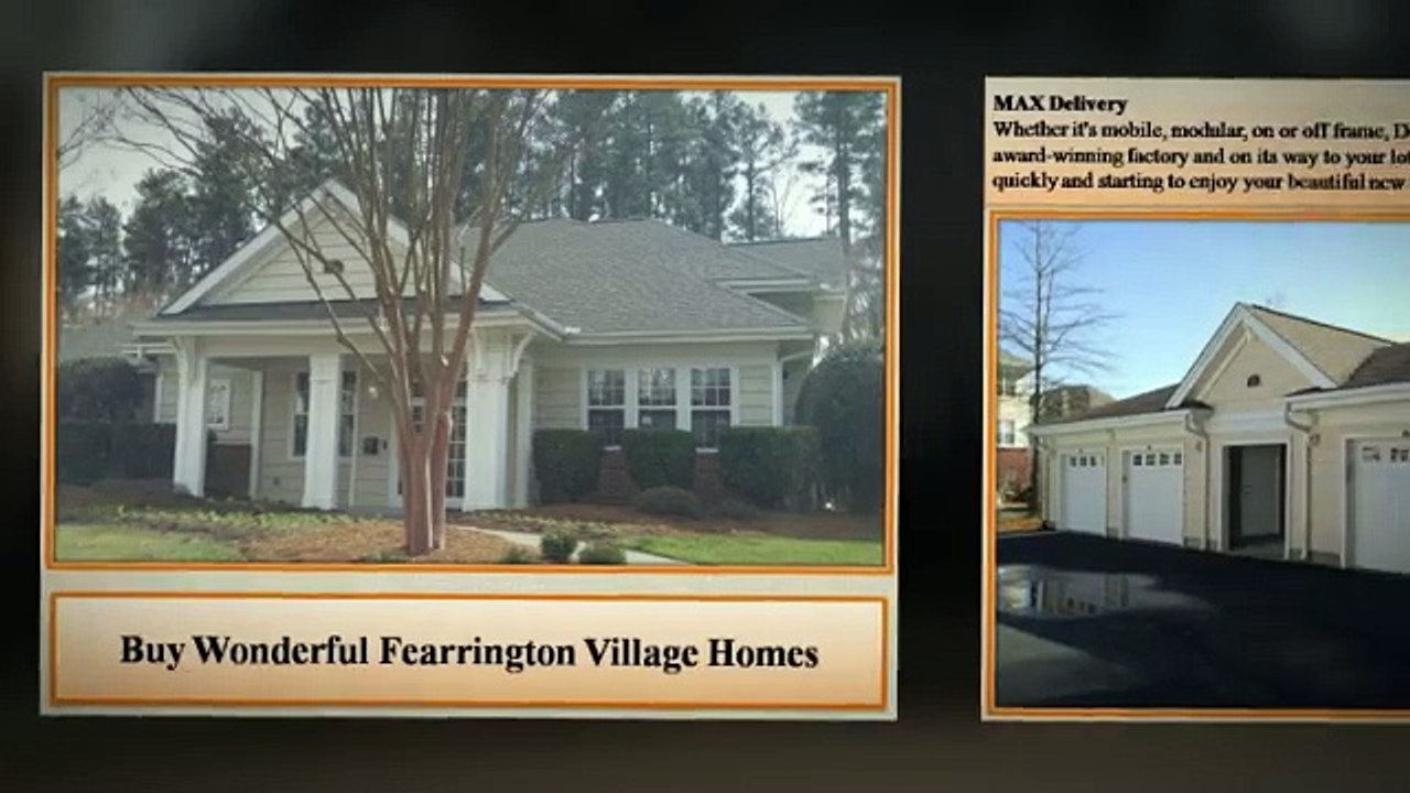 Buy Wonderful Fearrington Village Homes