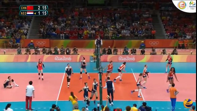 China vs Netherlands 18 Aug 2016 Semifinals Womens Volleyball Olympic Games Rio 2016 This Is Volleyball Set 3-4