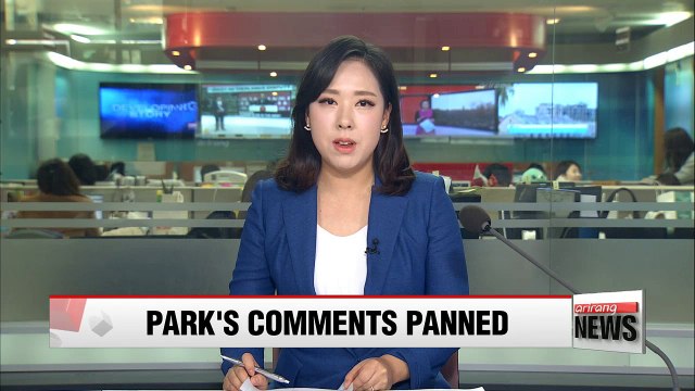Korea's political parties criticize Park's parting remarks