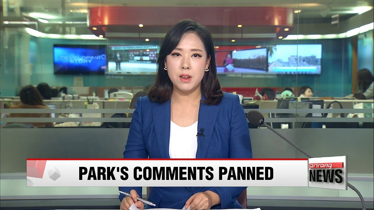Korea's political parties criticize Park's parting remarks
