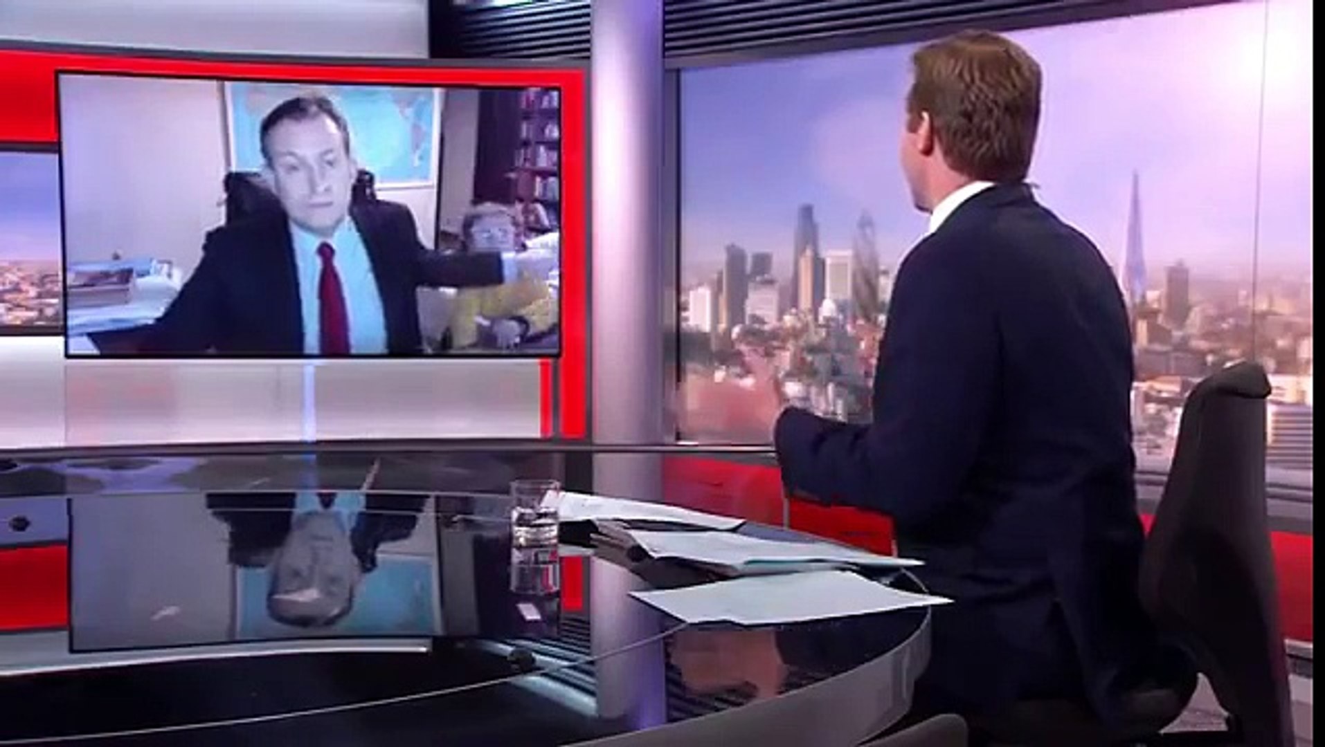 Kids Video Bomb BBC News Interview - BBC News Blooper