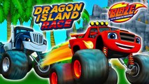Blaze and the Monster Machines: Dragon Island Race. Games for kids