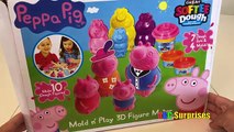 PEPPA PIG Family Mold N Play 3d Figure Maker Cra-Z-Art SOFTEE Dough Playset Fun for Kids Toys