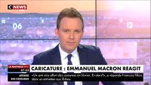 Emmanuel Macron évoque sur TF1 le dessin antisémite publié sur le compte Twitter des Républicains