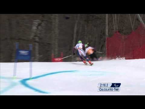 Radomir Dudas (2nd run) | Men's giant slalom visually impaired | Alpine skiing | Sochi 2014