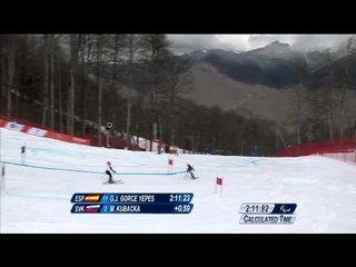 Marek Kubacka (2nd run) | Men's giant slalom visually impaired | Alpine skiing | Sochi 2014