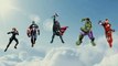 Finger Family Song Avengers Captain America Iron Man Thor Hulk Black Widow Nursery Rhyme
