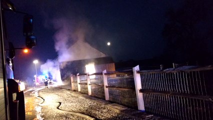 Couvin: incendie d'un cabanon à Boussu-en-Fagne