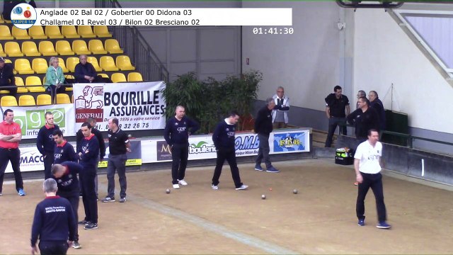 Quarts de finale, huitième étape du Trophée Super 16, Sport Boules, Mâcon 2017
