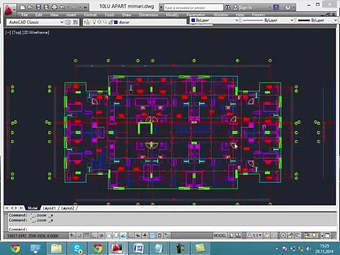 AUTOCAD ELEKTRİK PROJE ÇİZİM 2014 DERSİ 2