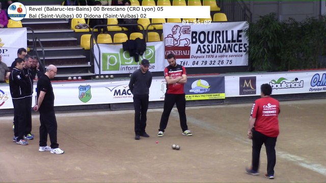 Demi-finales, huitième étape du Trophée Super 16, Sport Boules, Mâcon 2017
