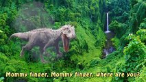 Finger семья динозавров Юрского периода мира Indominus Рекс | Парк Юрского периода | потешки для детей