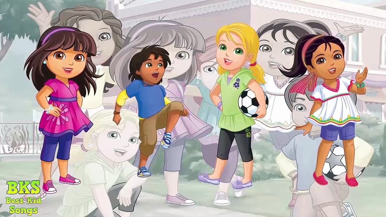 Wheels On The Bus | Dora And Friends | Kids Songs | Kids Fun Club