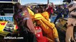 2 pilotes auto se battent à la fin d'une course !! Joey Logano & Kyle Busch - Las Vegas