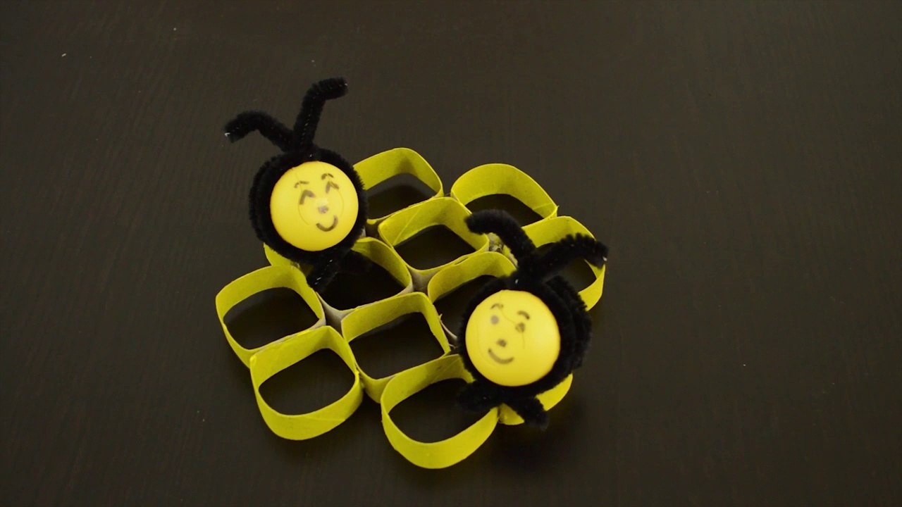 DIY : Fabriquez des abeilles en boite Kinder