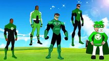 Green Lantern Confirmed Funny Cartoon Nursery Rhymes | Finger Family Rhymes Collection