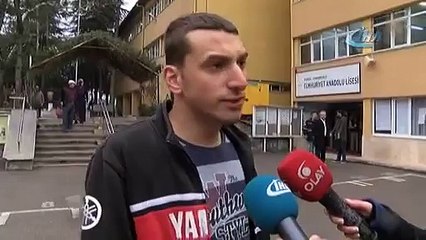 BURSADA  YGS SINAVINA KIZI  GEÇ KALAN BABANIN İSYANI