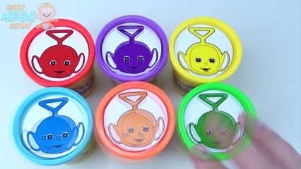 Cups Play Doh Clay Teletubbies Learn Colors Playing Toys Donald Duck Sponebob Pony Disney