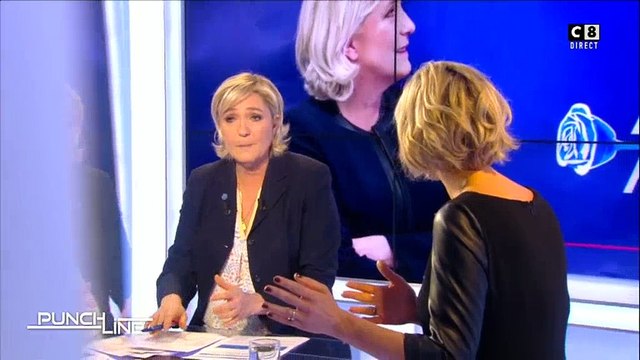 Punchline : Marine Le Pen s'en prend aux patrons de médias