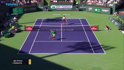 L'incroyable Twener de Juan Martin Del Potro à Indian Wells