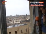 بالفيديو: قناص داعش يستهدف فريق الميادين في الموصل