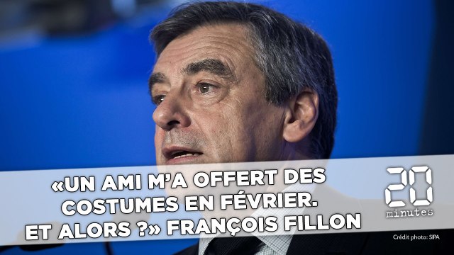 Présidentielle: «Un ami m'a offert des costumes en février. Et alors?», se défend François Fillon