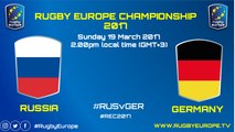 RUSSIA / GERMANY - RUGBY EUROPE CHAMPIONSHIP 2017