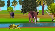 Elephant Finger Family | 3D Nursery Rhymes | Childrens Rhyme | Kids Songs