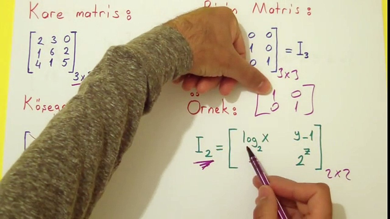 Matrislerde temel işlemler