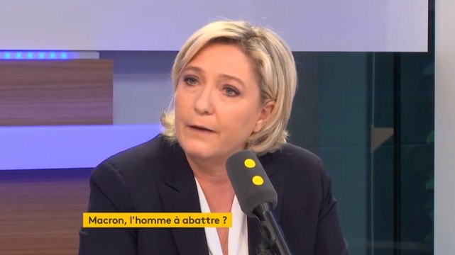 Marine Le Pen prête à débattre avec Emmanuel Macron, mais «pas sur BFM Macron»