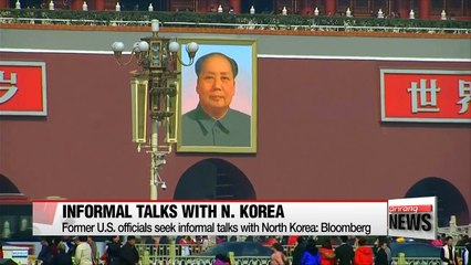 Former U.S. officials plan informal talks with N. Korea: Bloomberg