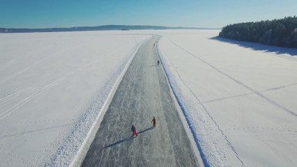 Skating in Southern Dalarna - Southern Dalarna, Sweden