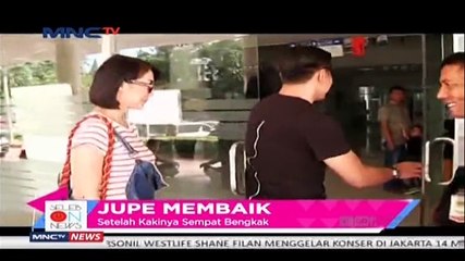 Jupe Membaik, Setelah Kaki Sempat Bengkak