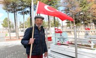 600 Kilometre Yürüdü: Ömer Halisdemir'in Kabrine Ulaştı