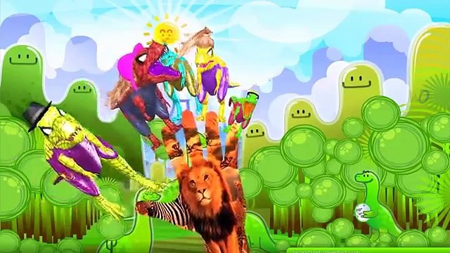 Человек-паук против динозавров динозавры Мультфильмы для детей 3D Паук динозавров фильмы для ch