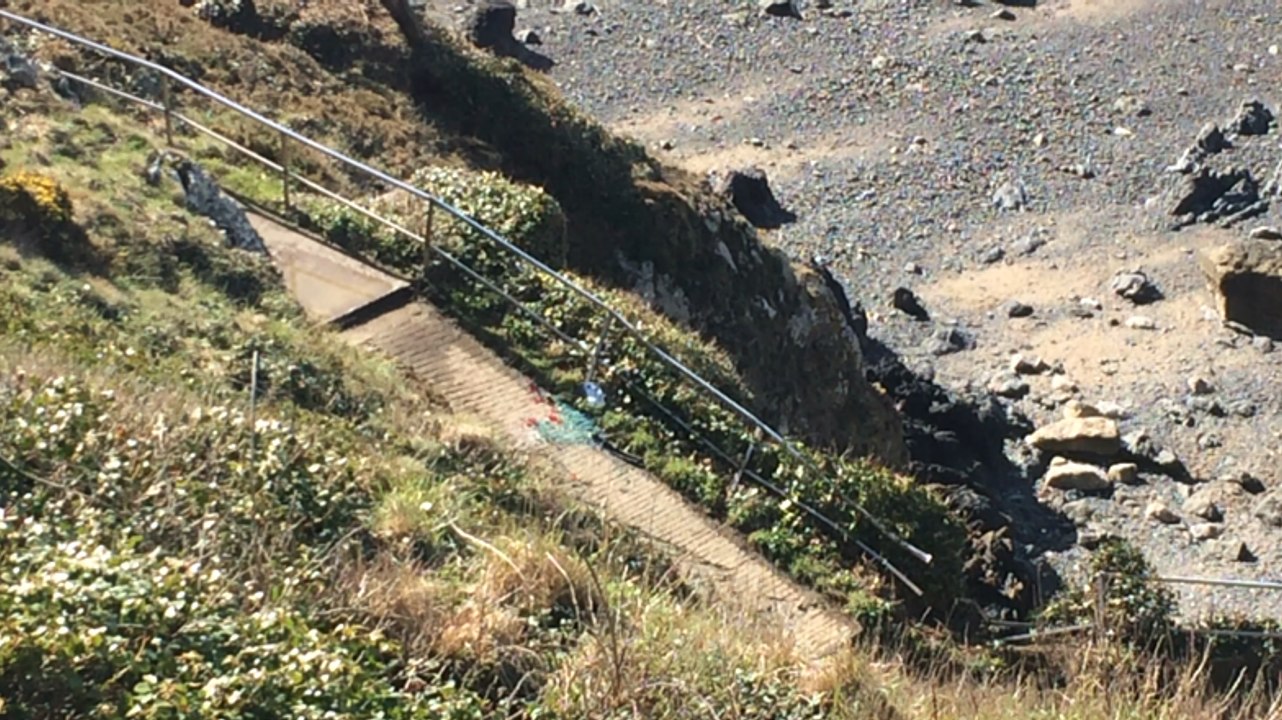 Intervention en cours sur la pointe du Roc