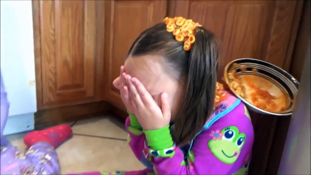 Toy Freaks Bad Baby Real Food Fight Victoria vs Annabelle McDonald's