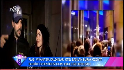 Fahriye Evcen & Burak Özçivit - Magazin8 - 3.1.2016