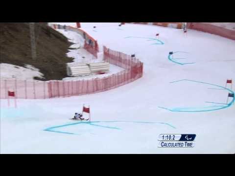 Corey Peters (1st run) | Men's giant slalom sitting | Alpine skiing | Sochi 2014 Paralympics