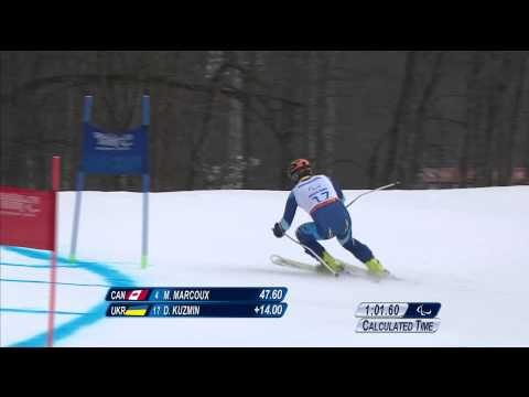 Dmytro Kuzmin (1st run) | Men's giant slalom visually impaired | Alpine skiing | Sochi 2014