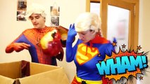 SPIDERMAN HURTS VS JOKER TOILET !! Spiderman vs Frozen Elsa FREAK w/ Princess & Superheroe
