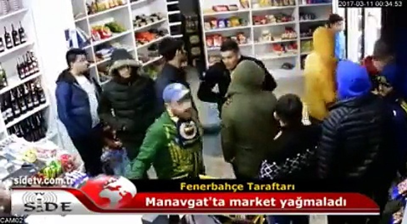 Fenerbahçe Taraftarının Market Yağmalaması