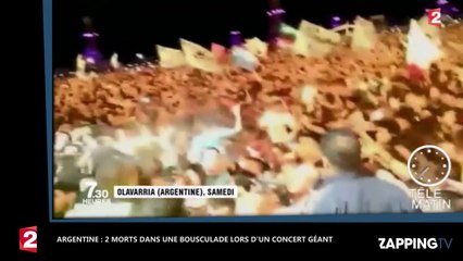 Argentine : 2 morts après une bousculade géante dans un concert (vidéo)