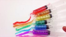 DIY Doctor Syringe Real Play Slime Baby Doll Bath Time Surprise Learn Colors Slime