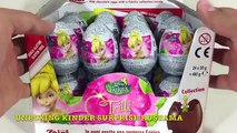 Unboxing Kinder Surprise Eggs Disney Fairies Киндер Сюрприз Дисней Феи