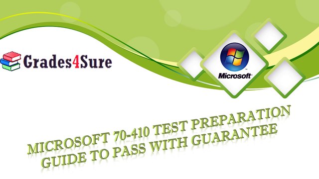 Microsoft 70-410 Actual Exam Question Answers