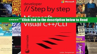 PDF Microsoft Visual C++/CLI Step by Step (Step by Step Developer) Popular Online