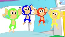 Cinque scimmiette - Five Little Monkeys - Canzone per bambini - Yleekids Italiano