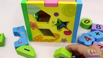 Learning Alphabet Numbers with Wooden Train Toys for Children Toddlers56
