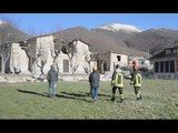 Norcia (PG) - Terremoto, recupero beni San Pellegrino (13.03.17)